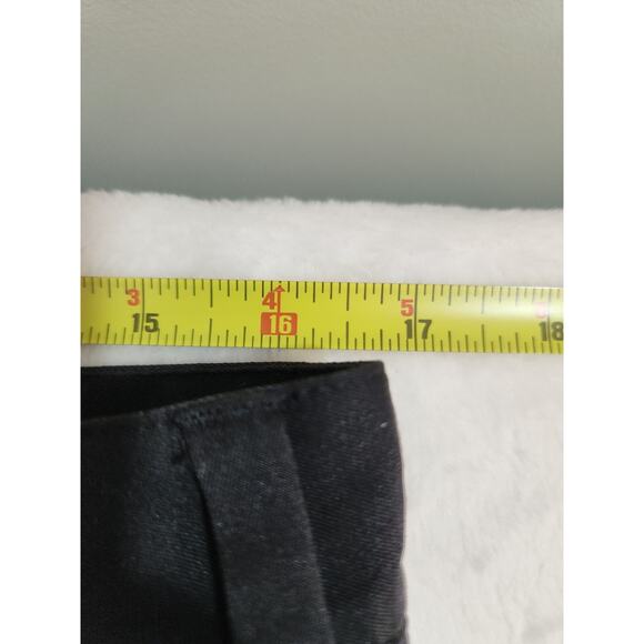 Adidas Pants Mens 32 X 32 Black Flat Front Dress Preppy Business Work - Picture 8 of 10